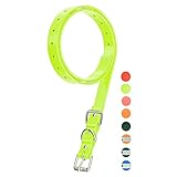 Dog Collar Strap for Most of Electronic Training Shock Collar Receivers-Adjustable Durable Waterproof Odorless 3/4 Inch Collar Replacement for Barking Fence-Pet TPU Collar Strap