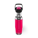 Flaskap FreePour System: 6oz Tumbler Attachment and 26oz Cup Holder Friendly Bottle, Removable Well Mixed Drink Tumbler Attachment and Water Bottle