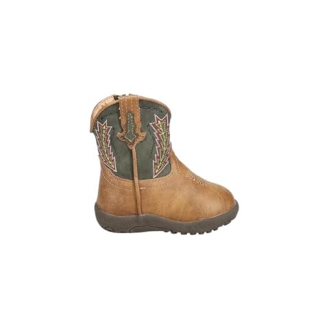 ROPER Baby Boys Tan Arrowheads Boots Cover