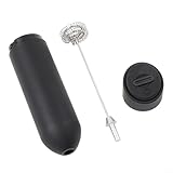 Milchaufschäumer und Schneebesen aus Edelstahl mit 19000 U/min für Kaffee, Latte und Cappuccino,...