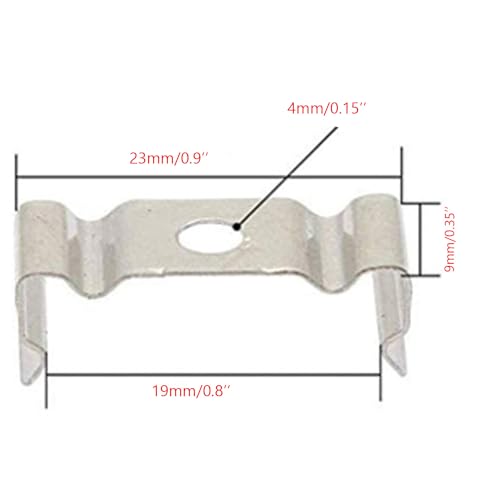 Traovien T5 Led Light Bulbs 20Pcs Clips Holder Bracketr For Lamp Socket Shop Light Fixture thumb #4