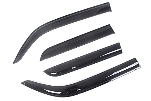 Deflectores Viento de Aire para Nissan para Almera 1995-2018 Deflectores Viento Ventana Lateral Coche Viseras Protector Lluvia Visera Puerta Sombras Ventilación Visera de Ventana(N15 95-00 Sedan)