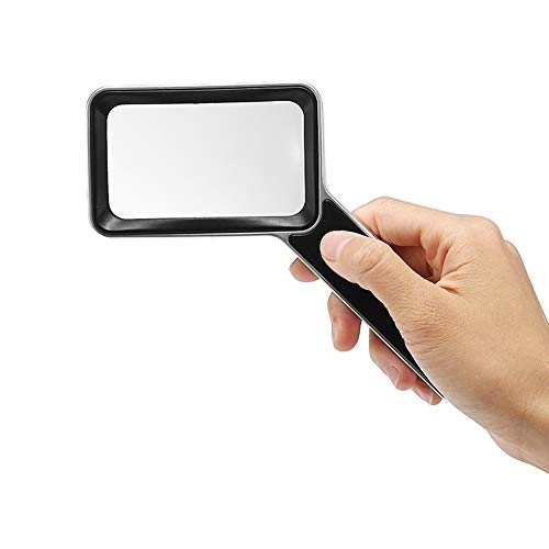 Loupe avec lumière 30x de grand diamètre pour lecture des seniors