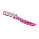 PLAFOPE Doppelseitige Edelstahl Fußfeile Callus Rasp Hornhautentferner Pedicure Raspel für Sichere...