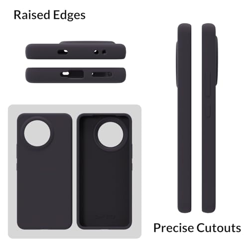 Image of SPRIG Compatible with Mi 14 CIVI Premium SilkTone Back Cover Drop Tested Shock Proof Mobile Case for Men, Women, Boys and Girls with Camera Protection (Charcoal Grey)