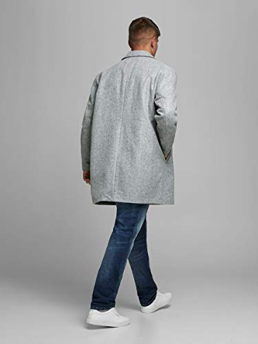 Jack & Jones JJLIAM Coat PS Giacca, Melange Grigio...