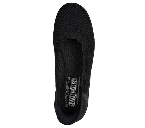 Skechers Modern Comfort Women's Women's Cleo-Swift Hands Free Slip_ins Loafer Flat, Black, 9