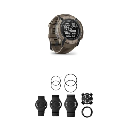 Garmin Instinct 2X Solar - GPS-Smartwatch mit unendlicher Akkulaufzeit im Smartwatch-Modus, über 40 Sport-Apps & QuickFit Bicycle Mount