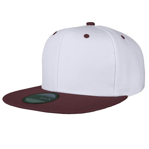 Image of Gelante Plain Blank Flat Brim Adjustable Snapback Baseball Caps Wholesale LOT 12 Pack