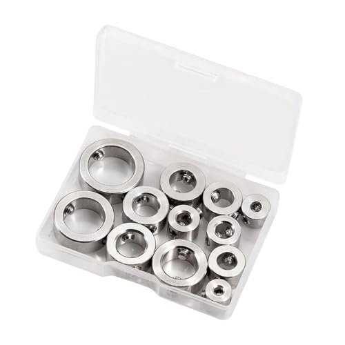 Collarín tornillo acero inoxidable ajustable Milageto para taller de robótica 2