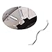 MEETOOT 12PCS 11.7CM Trampoline Accessory Trampoline Connector Trampoline Triangle Buckle W Shaped Double Trampoline Spring Hook Suitable for Trampoline Mattresses and Jumping Fabric Processing