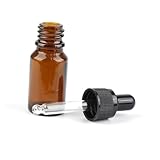 GALPADA Braunglas Nachfüllbare Pipettenflasche für Ätherische Öle Aromatherapie DIY Parfumflakon Tropfflasche Aromamischungen Trägerflasche Reisegeeignet