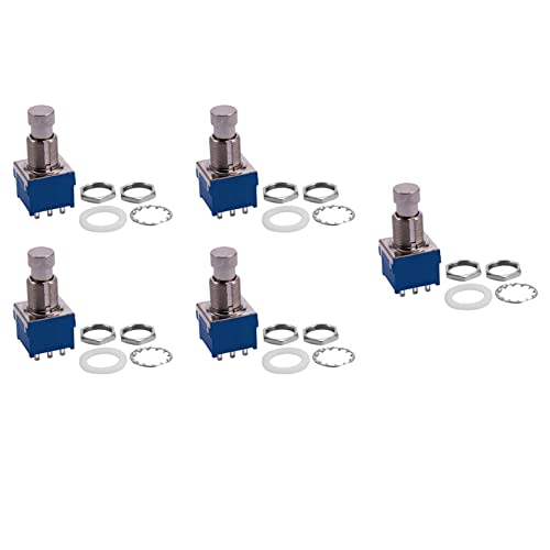 AutoSwan 5X Effets de Guitare 9 Broches Verrouillage Stomp Pedale Bleu - Les Beatles, Paul McCartney, John Lennon, RIngo Starr, George Harrison AutoSwan 5X Effets de Guitare 9 Broches Verrouillage Stomp Pedale Bleu