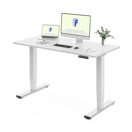 FLEXISPOT Höhenverstellbarer Schreibtisch elektrisch 160×80 cm mit Dualmotor & 3-stufigem Gestell – Ergonomischer Standing Desk für Kreative, Multiscreen & Home Office, 100 kg Tragkraft, leise <50 dB