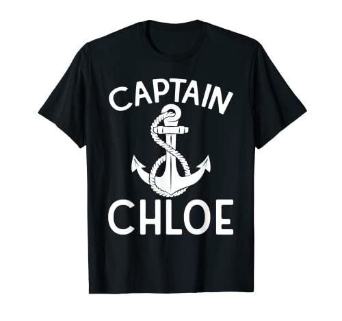 Captain Chloe Segelboot, Yachtschiff, Boot T-Shirt