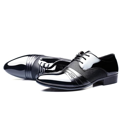 Dress Shoes for Men Men's Leather Dress Shoes Breathable Business Flats for Office Formal Wear2