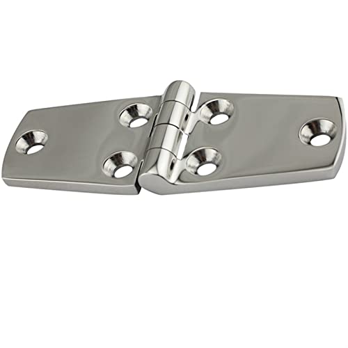 Charnières de porte avec 6 trous d'ancrage modèle coulé haute résistance en inox - 7