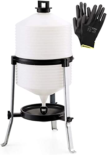 Abreuvoir Poules Automatique en Plastique avec réservoir de 30 litres, Facile à remplir et à Nettoyer