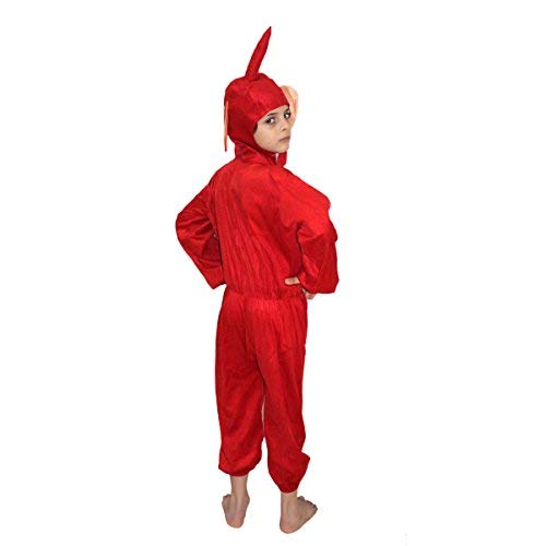Image of Kaku Fancy Dresses Polyester Tubbies Cartoon Costume For Kids, Red