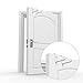 Maitys Plastic Storage Hooks, 4 Pieces Multi Hanging Organizers for Coats, Towels, Bags, Hats, Scarves (White)
