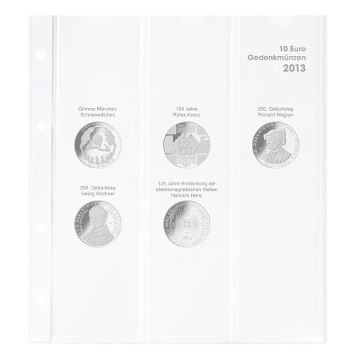Hoja Lindner 1108D13 de alta conservación numismática Alemania 2013
