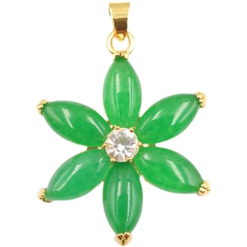 Collier Feng Shui en Jade Vert pour Chasser le Stress avec l'Argent S925