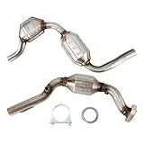 ZonCar Catalytic Converter Compatible With 1998-2003 Merce-des Benz ML320 Left 40461 3pcs Stainless Steel High Flow Catalytic Convertor