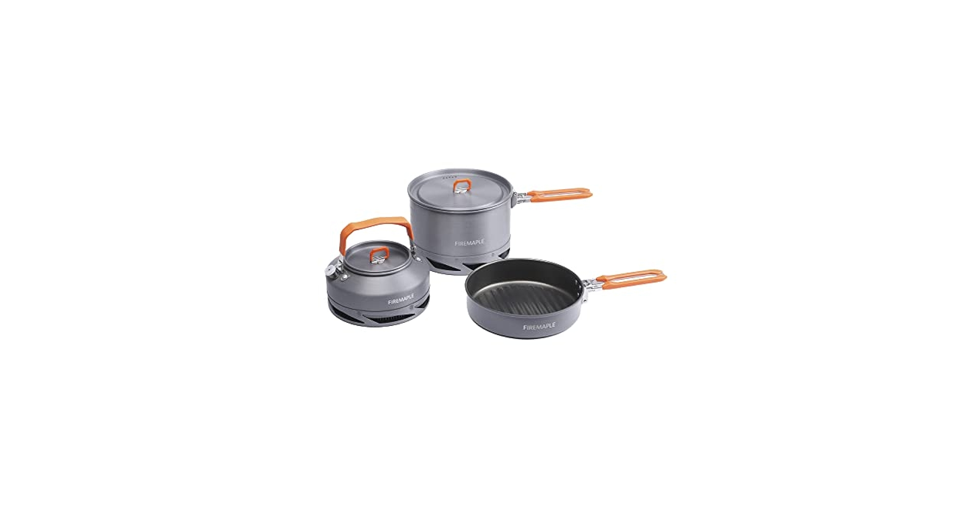 Firemaple ファイアーメープル FEAST Heat-extenger Feast 4 Family Camping Cookware Set – 2-4 Person Car Camping