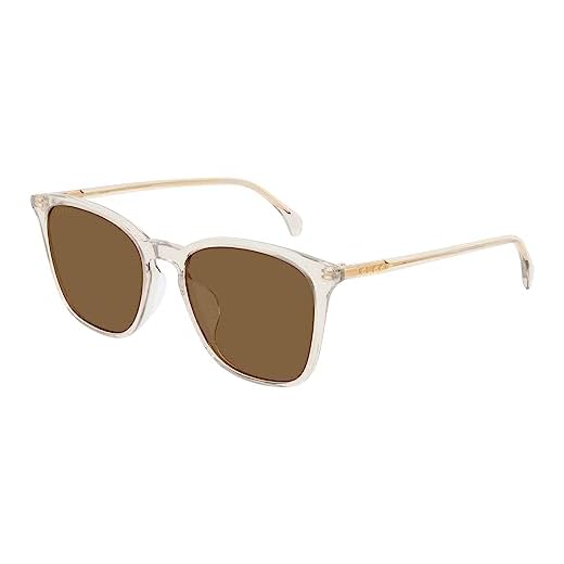 Gucci solglasögon (GG-0547-SK 004) brun kristall – gråbrun
