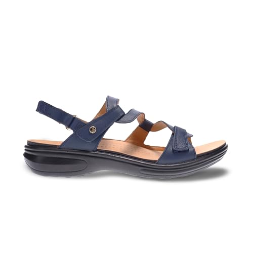 Image of Revere Shoes Emerald Back Strap Sandal for Women - Leather Sandals with Adjustable Straps - Lightweight Arch Support - Comfort Walking Sandals