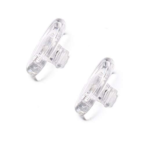 PapaViva Replacement Nose Pads Nose Pieces for Oakley Dart/Liv - Euro Fit (2 works Packed-Clear), Clear - Euro Fit (2 works Packed) - Image 3
