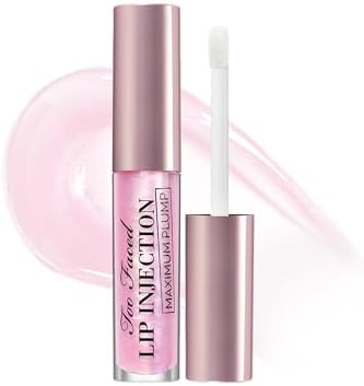 Too Faced Lip Injection Lip Plumper | Hydrating Lip Gloss for Fuller-Looking Lips | Original, Maximum Plump, Cooling Gloss & Plumping Click Formulas
