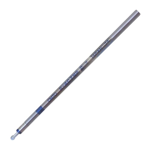 Recharge Ohto R-4C7NP bleu 0,7 mm pour réparer un stylo bille à pointe aiguille usagée
