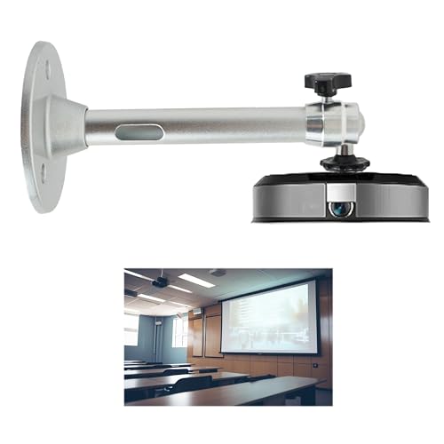 NIRJIK Universal-Deckenhalterung Für Beamer Beamer Halterung Projektor Aluminiumlegierung 360° Drehbar Für Heimkino Büro Und Klassenzimmer Nutzung