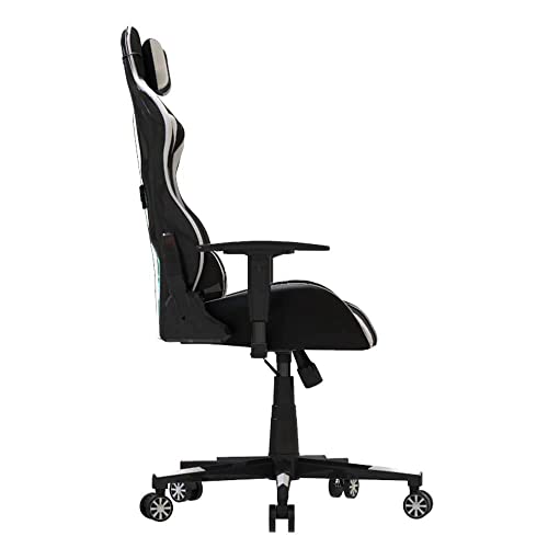 Cadeira Gamer Black Hawk com 180° de Inclinação, Espuma com Densidade D40 e Capacidade de 150kg Pret
