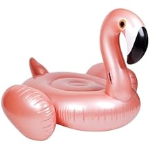 Sunnylife Luxe Ride-On Float | Rose Gold Flamingo