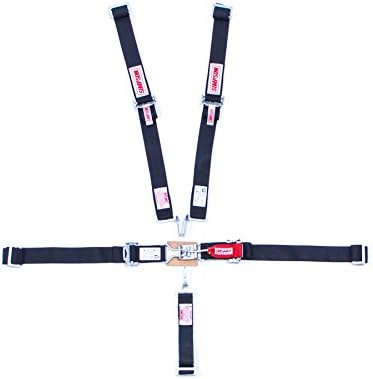 Simpson 29025BK ブラック 5ポイント ラップアラウンド ジュニアハーネスシステム