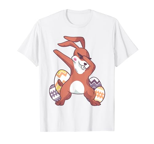 Conejito Dabbing Dab Dance Pascua Tienda divertida Camiseta