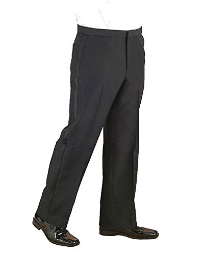Men's Server Polyester Tuxedo Pants (Hemmed to Your Length by Inseam)