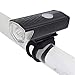 Jualyue Bike Headlight 300 Lumens USB Rechargeable Bike Headlight with 3 Modes Waterproof Front Light - Black