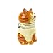 Hand-Painted Earthenware Pretty Kitty Hinged Jar by Boston Warehouse
