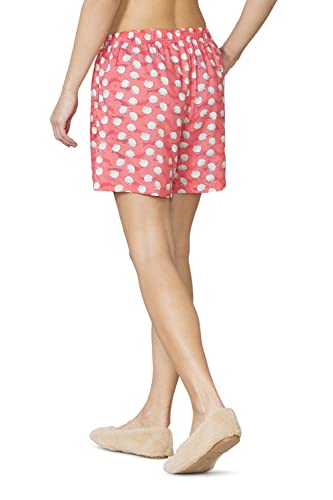 Image of Van Heusen Women's Cotton Lounge Shorts | Lightweight | Breathable Cotton | Relaxed fit | Printed | Comfortable Everyday Wear | Style 55501|Available in Pack of 1 & 2