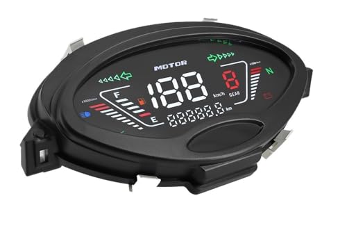Compteur de vitesse digital moto avec double odomètre et tachymètre pour tableau de bord WAVE125