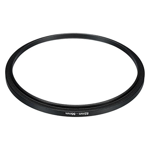 PATIKIL 82mm-86mm Metal Step Up Ring, Camera Lens Filter Adapter Ring Aluminum Filter Adapter Ring for Camera Lenses Hood Black - Image 3