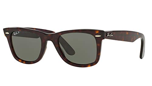 Ray-Ban RB2140 902/58 Wayfarer Dark Havana Frame / Green Polarized Lens 50mm