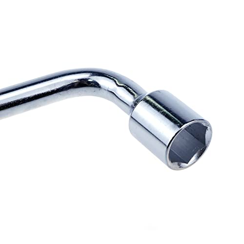 Image of Semetall 21mm Car Spare Tire Lug Wrench with L Type Hexagon Slotted End Socket Repair Tool