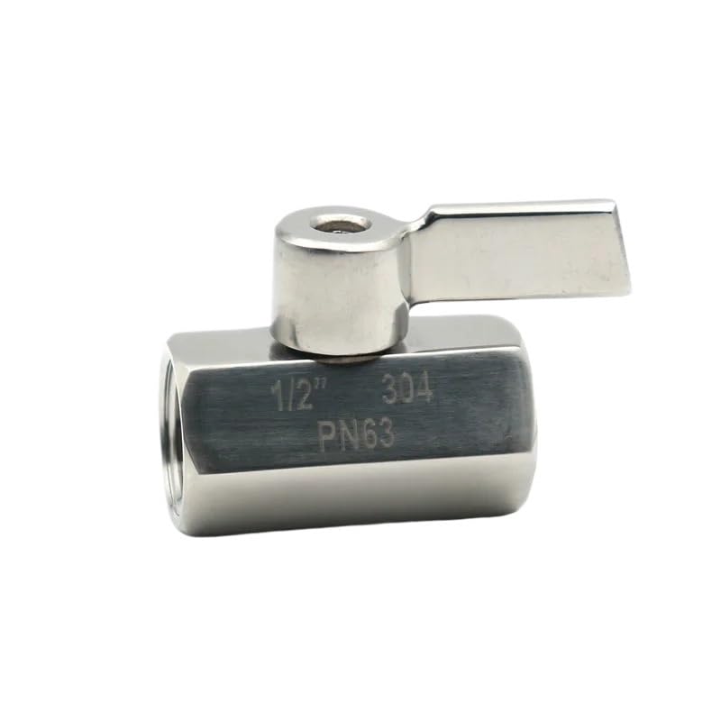 Valvola a sfera in acciaio inossidabile 304 1/8 1/4 3/8 1/2 3/4 NPT filettatura interna filettatura esterna acqua olio valvola a sfera bidirezionale(3/4",BS_MALE X MALE)