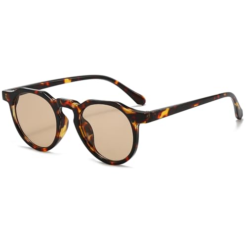 Dimensioni del Prodotto: Altezza lente: 41 mm; larghezza lente: 45 mm; larghezza ponte nasale: 20 mm; lunghezza aste: 145 mm. Contenuto della confezione: 1 paio di occhiali da sole rotondi; 1 x borsa morbida per occhiali; 1 panno per la pulizia del marchio.