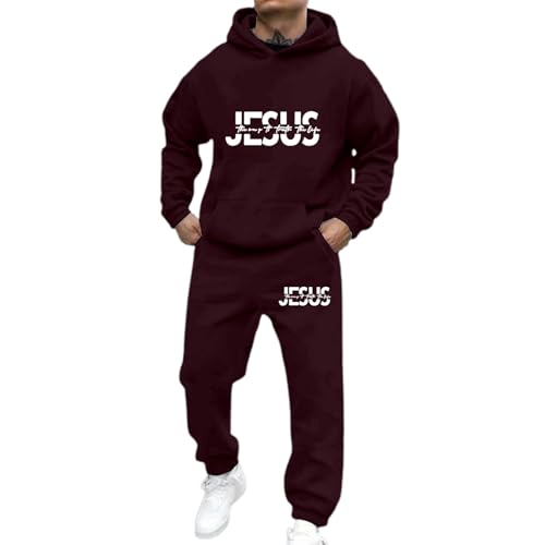 Ensemble de survêtement décontracté sweat-shirt à capuche et jogging imprimé