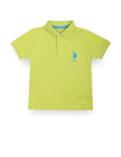 Image of U.S. Polo ASSN. Kids Polo T Shirt for Boys - 100% Cotton, Embroidered Logo, Kids Polo T Shirt for Boys